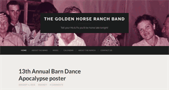 Desktop Screenshot of goldenhorseranch.com